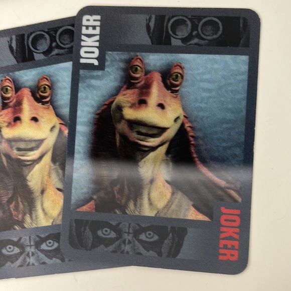 STAR WARS Episode 1 The Phantom Menace 3D playing cards - Picture 2 of 8